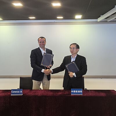 CAICT and Catena-X sign a LoI on Data Space Interoperability