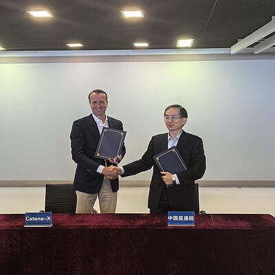 CAICT and Catena-X sign a LoI on Data Space Interoperability