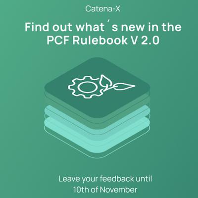 PCF Rulebook V2.0 released and ready for feedback!