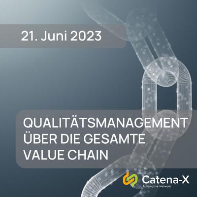 Qualitätsmanagement über die gesamte Value Chain